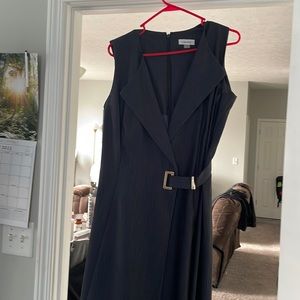 Denim Calvin Klein Dress with gold belt loop